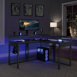 OSP Home Furnishings Loadout L/Shape Gaming Desk Black