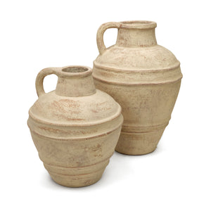 Lilys 18" Clay Bottle With Handle Vintage Finish 8558-M