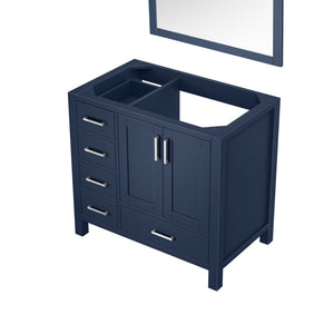 English Elm Navy Blue Bath Vanity 36" W X 22" D, Elegant Storage Solution With Matching Mirror For Your Bathroom B2731S00512