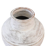 Lilys 22" Clay Vase Distressed White 8560-L