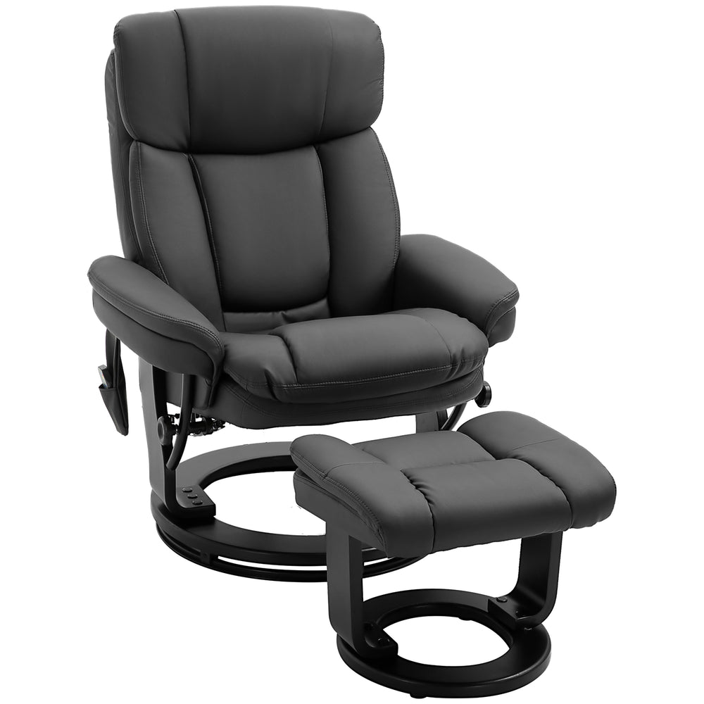 English Elm HOMCOM Electric Lift Recliner Chair with Remote Control, Supportive Foam & Pocket Storage for Seniors Black W2225P217949