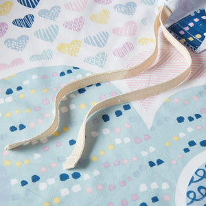 JLA Home Urban Habitat Kids - Cotton Cloud-Print Duvet Cover Set for Kids — 100% Pre-Shrunk Hypoallergenic, OEKO-TEX Certified Blue UHK12-0034