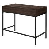 OSP Home Furnishings Contempo Sit-To-Stand Desk Ozark Ash