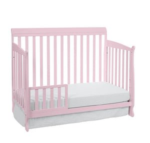 English Elm Brees Island Convertible Crib with Belgrave Curves and Dual Tone Veneer Nursery Design B022P204858