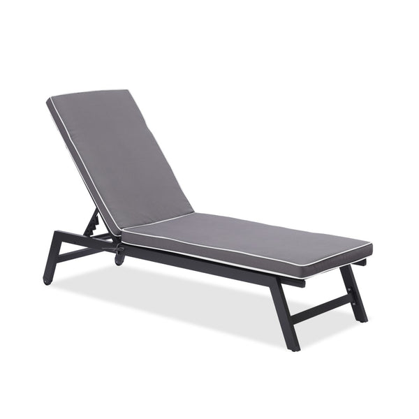 English Elm 2pcs Outdoor Chaise Lounge Cushion Set Uv Resistant Polyester Resort Patio Comfort W2911P263044