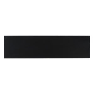 English Elm U_style Acacia Veneer Console Table Curved Silhouette for Entryway Hallway Foyer Black N711P235894B