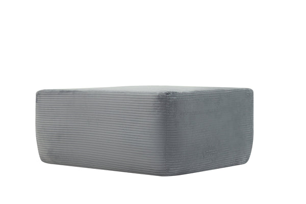 English Elm 373-001/Ottoman//Grey/Corduroy - Modern Modular Seating Solution For Any Room, Zero Assembly Required! W3975P391677