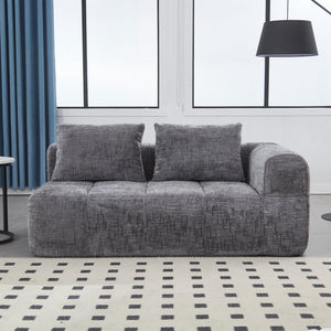 English Elm United Chenille Loveseat Sofa - Cozy Minimalist Modular Sleeper For Small Spaces & Modern Living W1568P255144-GIGA