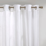 Croscill Casual Romo Casual Dual-colored Curtain Panel (Single) CCA40-0014 White/Grey