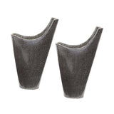 Reaction Filled Candle Holder - Set of 2 Gray 857124/S2 Elk Home