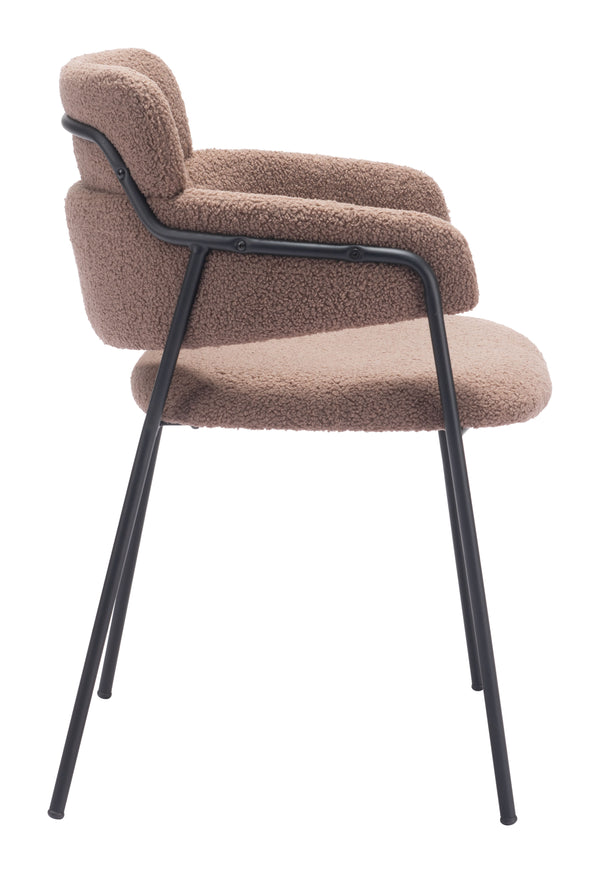 Marcel Dining Chair - Set of 2 Brown 109664 Zuo Modern