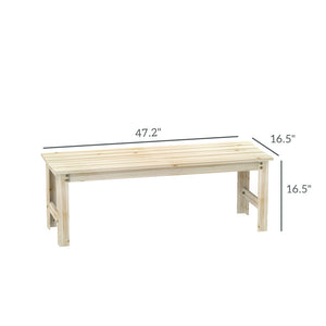 English Elm Garden Outdoor Bench Slatted Hdpe Two Person Patio Seat Weather Resistant Matte T3971P445204