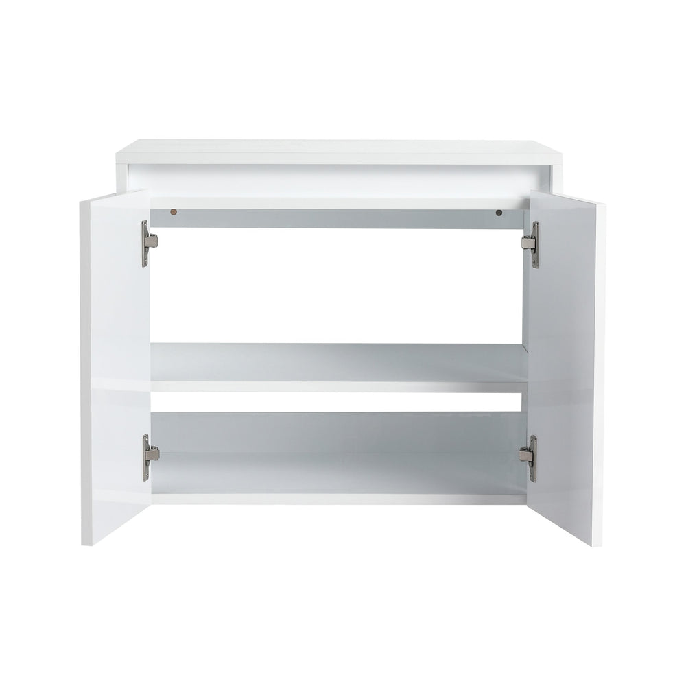 English Elm 24" Bathroom Wall Cabinet - Modern Float Mount Design With Soft-Close Doors For Style & Storage W999P312100