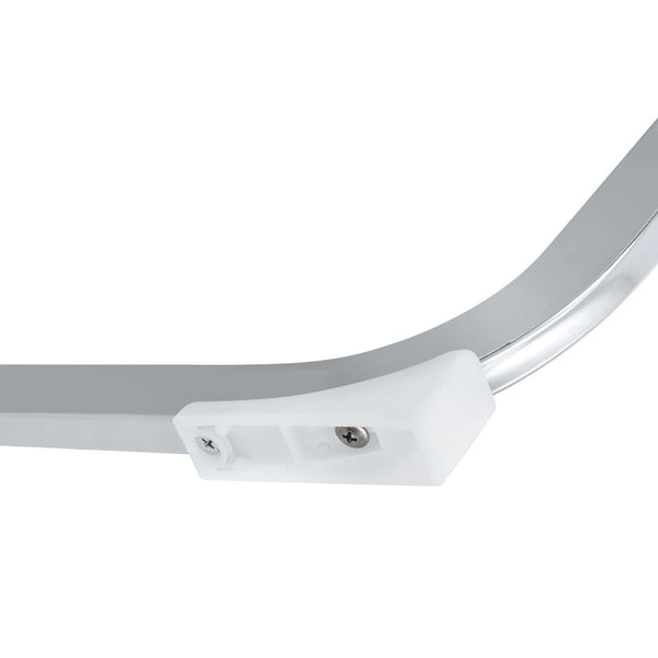 English Elm Set Of 4 Bow-Shaped Black Pu Chairs - Modern Elegance For Dining, Office, And Lounge Spaces W3226P279082-GIGA