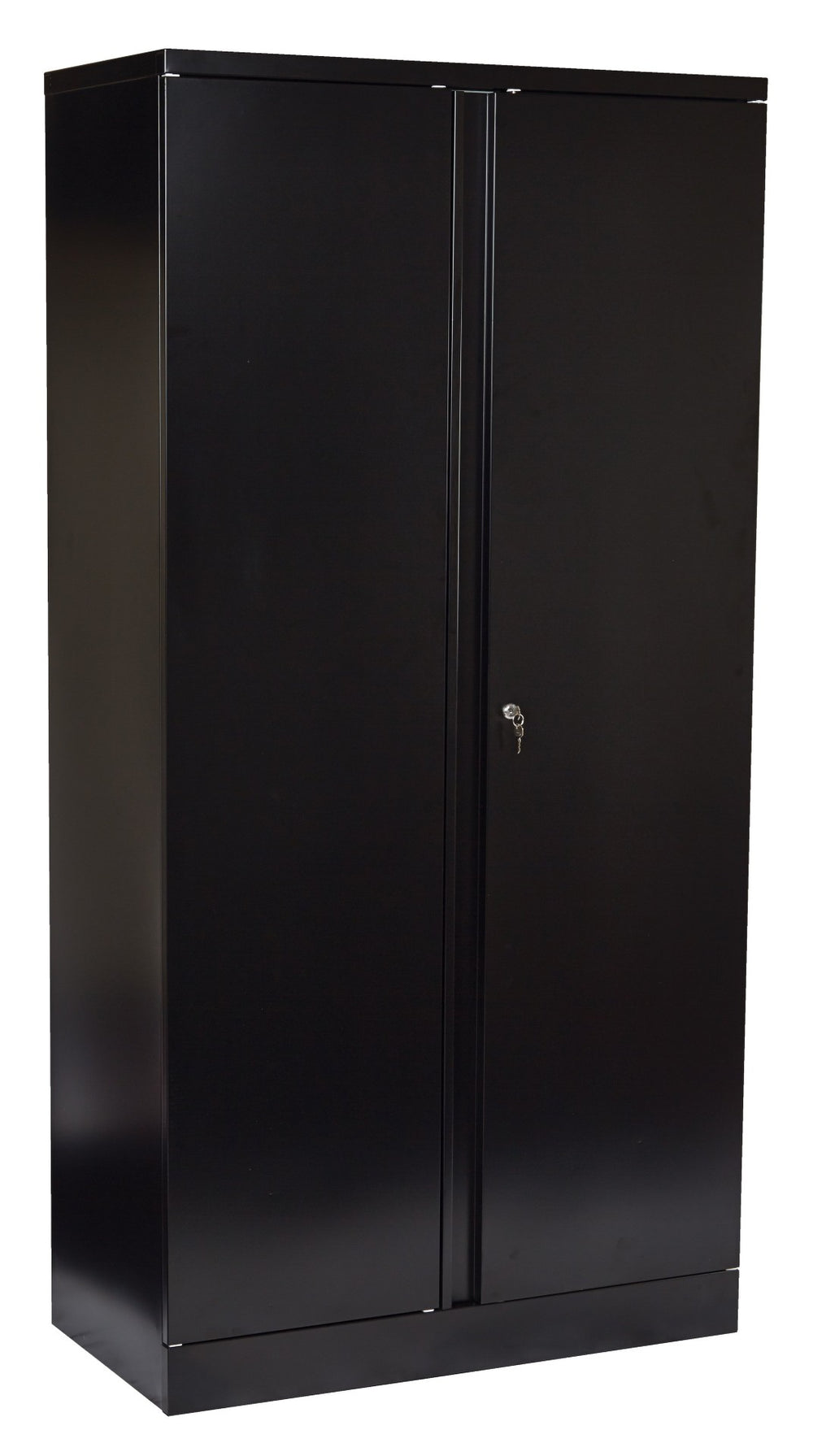 OSP Home Furnishings 72" Osp Furniture Tall Lockable Office Storage Cabinet with Four Adjustable Shelves ST723618-B