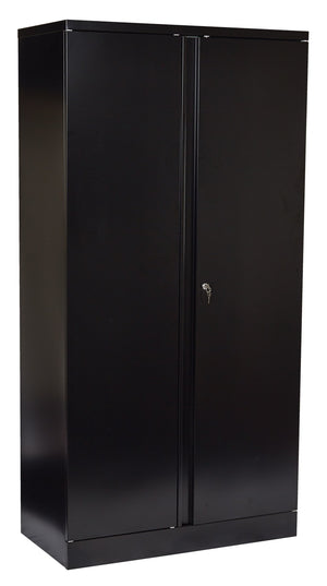 OSP Home Furnishings 72" Osp Furniture Tall Lockable Office Storage Cabinet with Four Adjustable Shelves ST723618-B