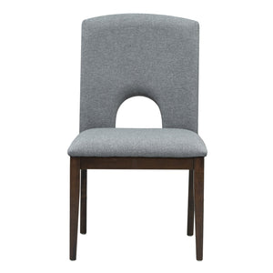 English Elm TOPMAX Solid Wood 5-Piece Extendable Round Dining Set with 16.2" Removable Leaf and Upholstered Chairs Espresso SP000062AAP