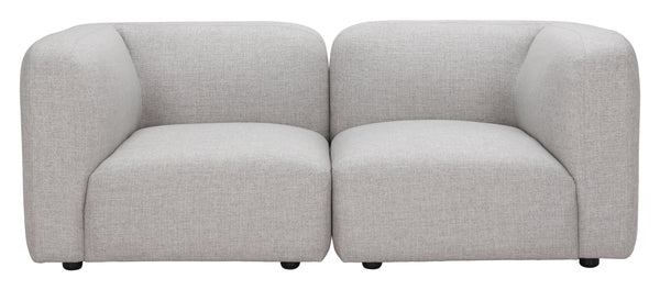 Biak Corner Chair Gray 110366 Zuo Modern