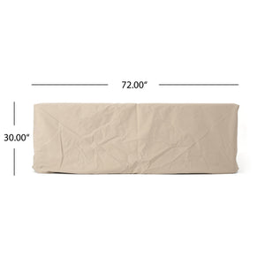 English Elm Christopher Knight Home® - SHIELD Waterproof Dining Set Cover Beige, 95"x72"x30" 100% Polyester Fabric, Weather & UV Protection 60004.00