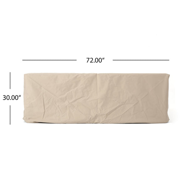 English Elm Christopher Knight Home® - SHIELD Waterproof Dining Set Cover Beige, 95"x72"x30" 100% Polyester Fabric, Weather & UV Protection 60004.00