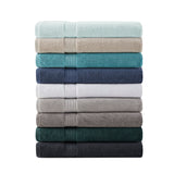 Madison Park Signature 800gsm Transitional 100% Cotton Bath Sheet Antimicrobial 2 Piece Set MPS73-461 Aqua