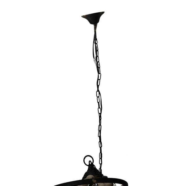 English Elm D18.9x33.1" Beaded Wood Iron 4-light Chandelier Bohemian Foyer Dining Statement Fixture W2078P411232