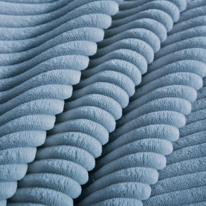 English Elm 82.6" Oversized Modular L-Shape Sectional Couch - Soft Corduroy, Deep Seating, Ergonomic Design & Ottoman W714S01348