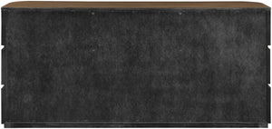 Meridian Furniture Annalise Mid-century Veneer Dresser with Rounded Edges and Ample Storage for Modern Bedrooms Brown 859Brown-D