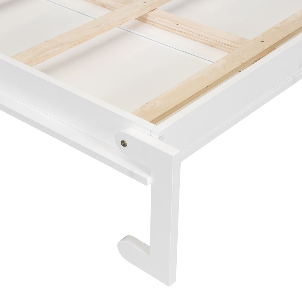 English Elm Queen Size Murphy Bed With Integrated Desk, Vanity & Storage - Stylish Space Saver For Small Living N820S00057K-GIGA