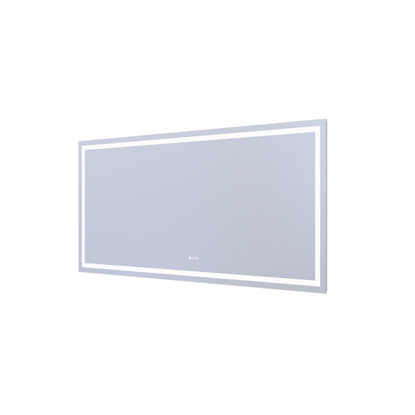 English Elm 77" Led Vanity Mirror with Dual Zone Lighting Anti-fog Dimmable Bathroom Wall Mount W1920P493147