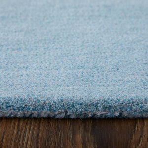 Feizy Rugs Kawai Hand-tufted Wool & Viscose Abstract Rug – Luxurious Modern Design For Stylish Home Decor Blue,Gold,Gray Wool,Viscose Kaw8987ftel000g00