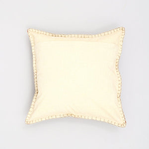 English Elm Stonewashed Cotton Velvet Throw Pillow - Hand-Stitched Edges, Warm Terracotta Accent For Any Space B346P321250-GIGA