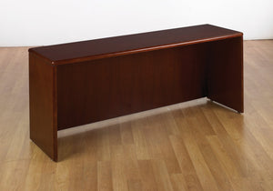 OSP Home Furnishings Sonoma Low Profile Credenza with Soft Close Storage for Modern Living Spaces SON-43