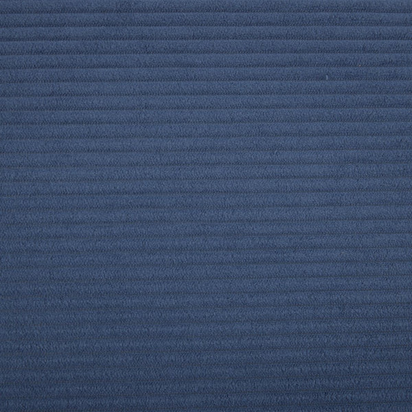 English Elm UNITED modular foldable sofa with metal frame, corduroy upholstery, side pocket & quick assembly convenience Navy W1568P375644