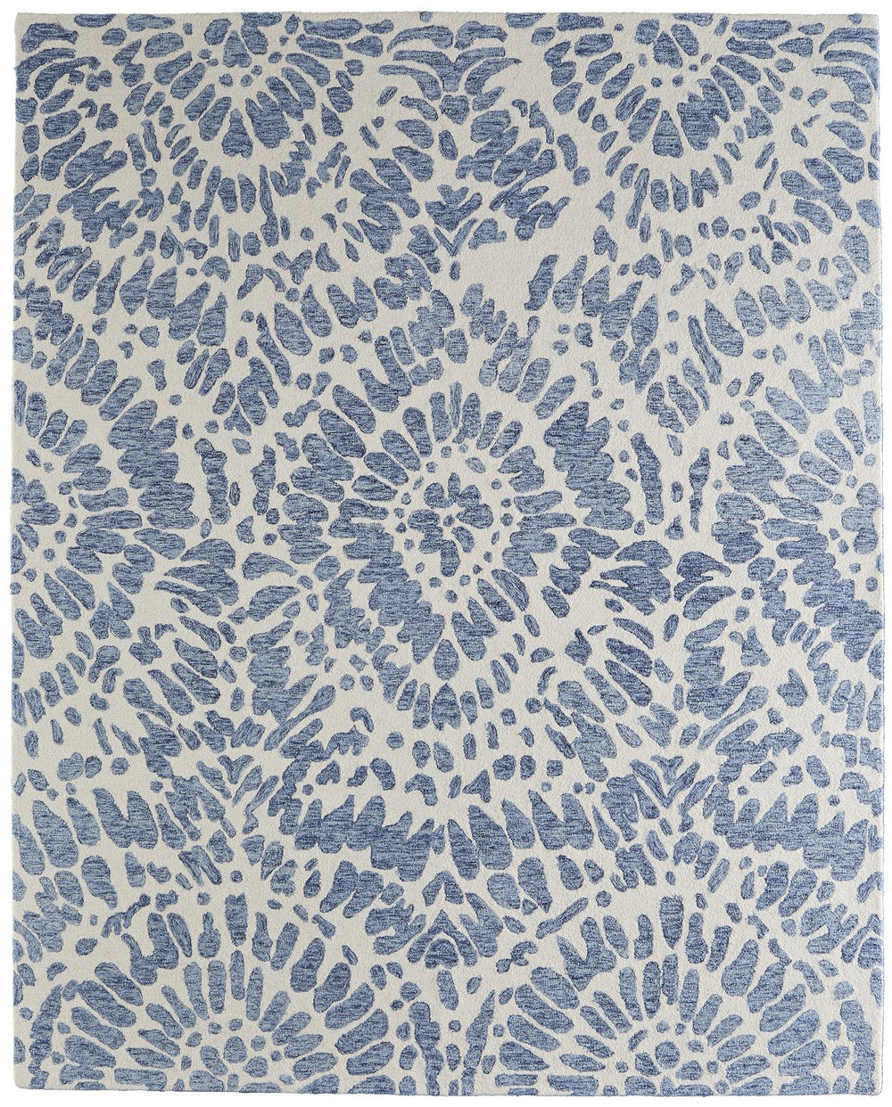 Feizy Rugs Wallace Hand-tufted Wool Rug - Durable, Textured Design For High-traffic Areas In Modern Spaces Blue,Ivory Wool Wal8a39fblu000f00