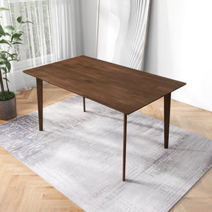 English Elm Ashcroft Furniture - Carlos Mid-Century Modern Solid Wood Dining Table – Elegant Centerpiece For 4-6 Guests, Durable Finish B183P201591