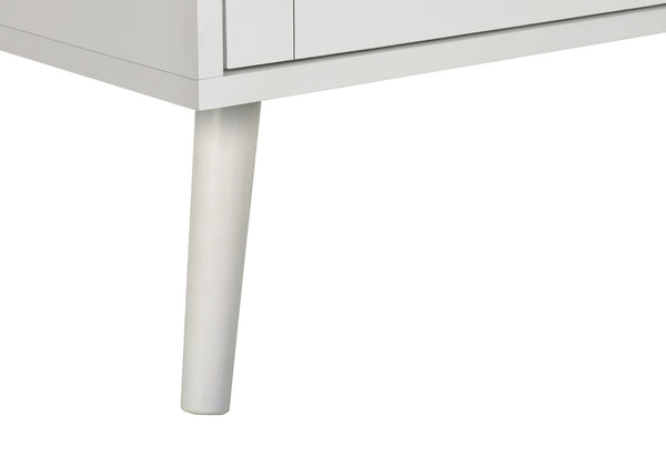 English Elm Accent Side Table Rustic Grey Laminate Compact Storage Cabinet Transitional Bedroom B2710P461699