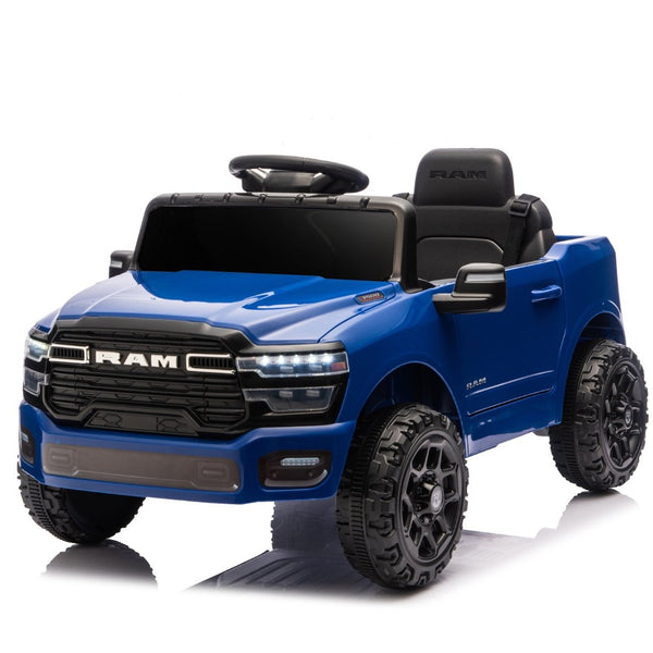 English Elm Licensed Dodge Ram 3500 Kids Electric Ride on Truck with Remote Suspension Bluetooth W1578P346249