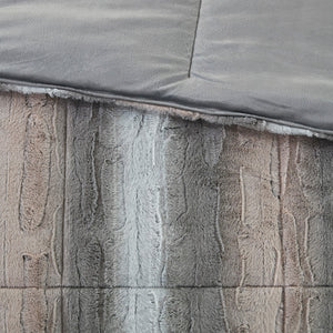 English Elm King Luxurious 4Pc Faux Fur Comforter Set - Ultra-Soft, Hypoallergenic, Machine Washable, Cozy Retreat B03597118