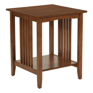 OSP Home Furnishings Sierra Side Table Ash Finish