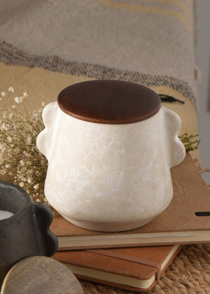 English Elm Jar Candle Ecomix Wax With Natural Mango Lid - Handcrafted Vanilla Lavender 8Oz For Relaxation B346P369767