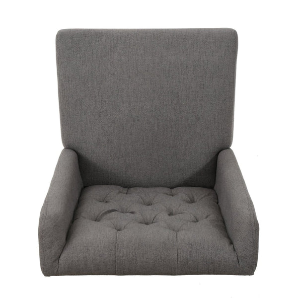 English Elm Dining Chair Set of Two Wingback Button Tufted High Back Birch Leg Upholstered 61539.00