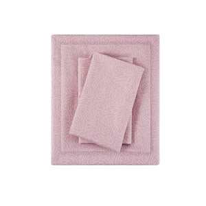 English Elm 4PCS King Sheet Set - Ultra-Soft 100% Polyester Microfiber, Deep-Pocket Fitted Sheet, Wrinkle-Resistant Comfort Blush 11.81 L x 9.84 W x 4.72 H B035P341183