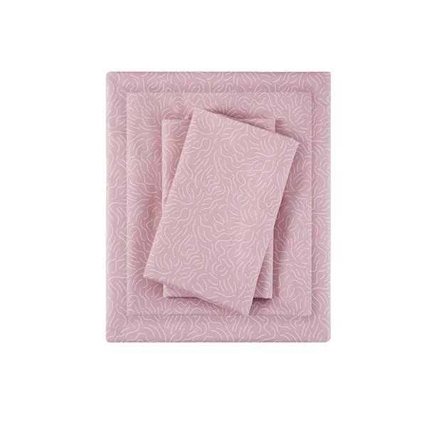 English Elm 4PCS King Sheet Set - Ultra-Soft 100% Polyester Microfiber, Deep-Pocket Fitted Sheet, Wrinkle-Resistant Comfort Blush 11.81 L x 9.84 W x 4.72 H B035P341183