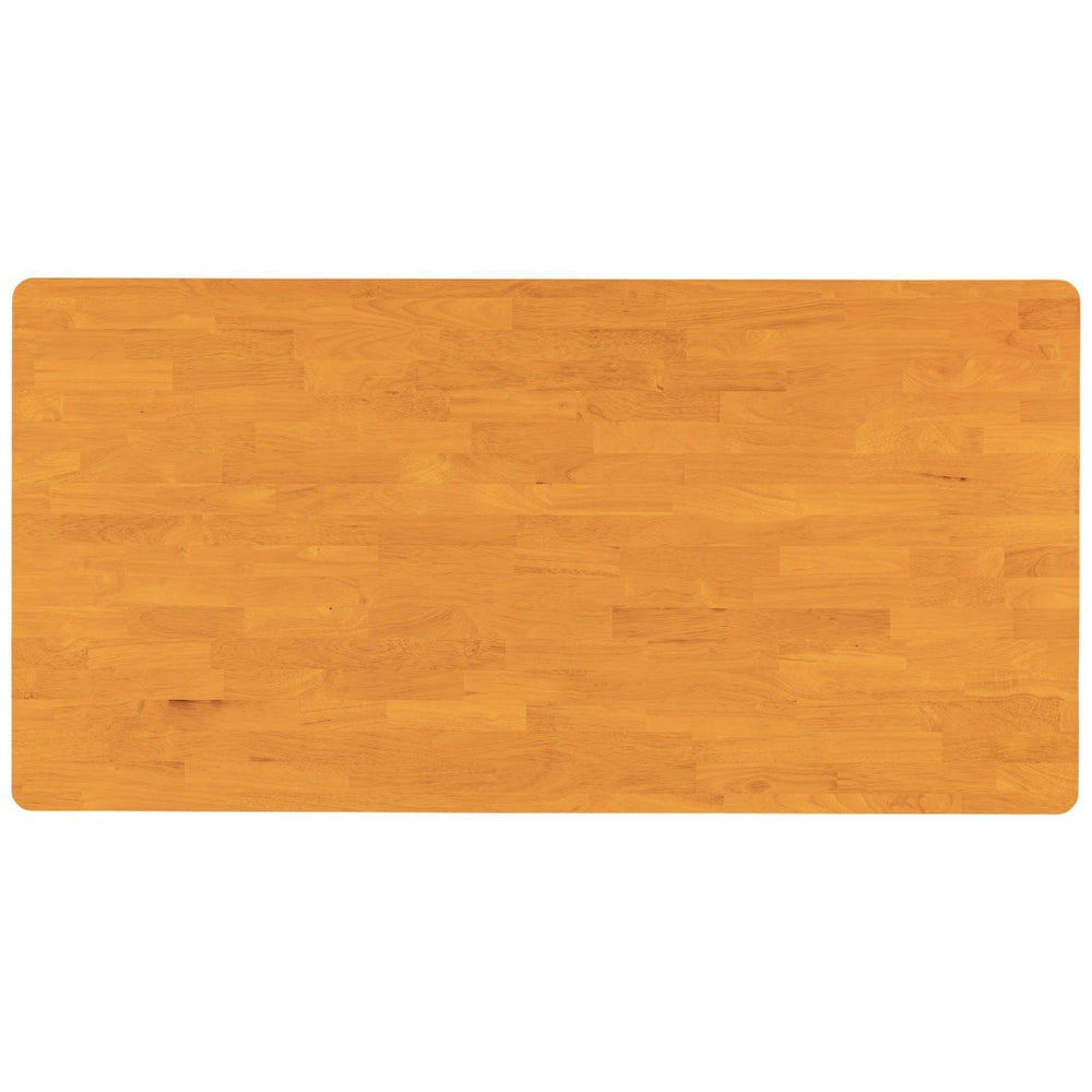 English Elm Topmax 5-Piece Farmhouse Counter Height Dining Table Set With Storage & Upholstered Chairs In Brown N717S000141N-GIGA