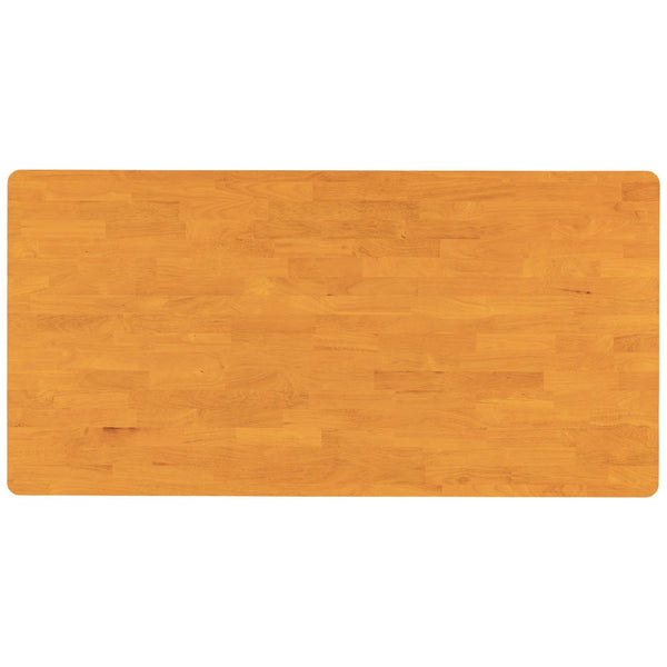 English Elm Topmax 5-Piece Farmhouse Counter Height Dining Table Set With Storage & Upholstered Chairs In Brown N717S000141N-GIGA