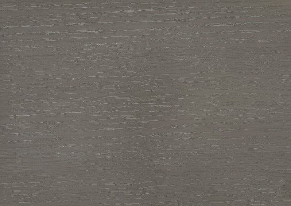 English Elm Modern Gray Finish Nightstand with 2 Dovetail Drawers, Embossed Oak Veneer, Ball-Bearing Glides, 28"x17"x26.5" B011P365523