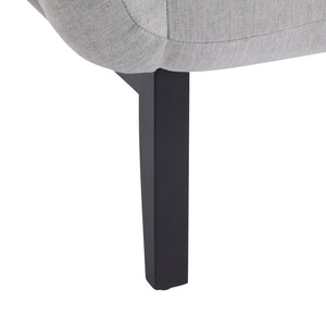 English Elm Christopher Knight Home® - Audrey Ergonomic Armchair with Plush Cushion and Solid Wood Frame for Stylish, Durable Comfort Grey 33.25 L x 29.75 W x 16.75 H N776P291712G