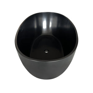 English Elm 55" Freestanding Soaking Tub Eco Stone Resin Matte Finish Spa Inspired Bath T3785P353953