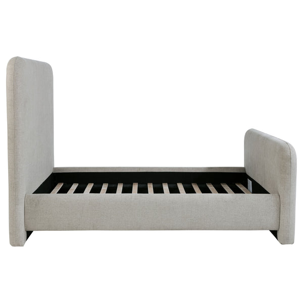 English Elm Kendra Grey Queen Platform Bed - Stylish Upholstered Design, Contemporary Comfort, Versatile Elegance B062S01062